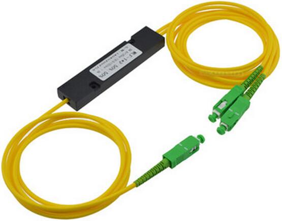 Buy Plastic ABS box Splice/Pigtailed Planar lightwave circuit (PLC) Splitters (1xN,2xN) with SC/LC/FC/ST connector at wholesale prices