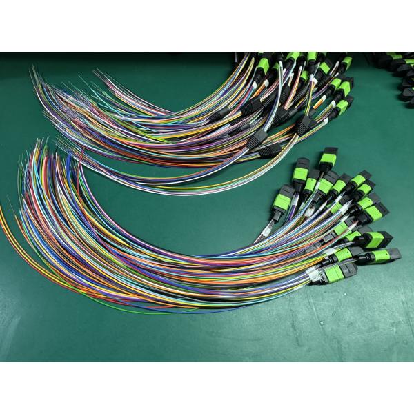 High-Density MTP MPO Cable for CATV and Test Applications MPO To LC Breakout Cable