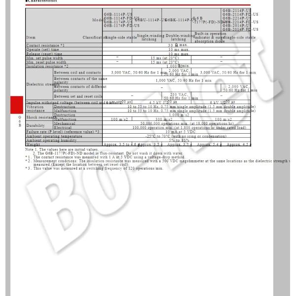 G6B-2214P-US-24VDC Omron orignal new electromagnetic relay G6B-2214P-US-24VDC