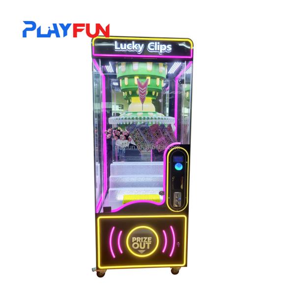 Hot 60 Clips Prize Machine Gift Vending Machine Prize Game Machine For Europe