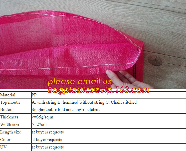 pp bag/sacks used pp bag Woven PP woven bag for packing 50kgs rice, grain, powder, salt, sugar,WOVEN BAG PRINTING MATERI