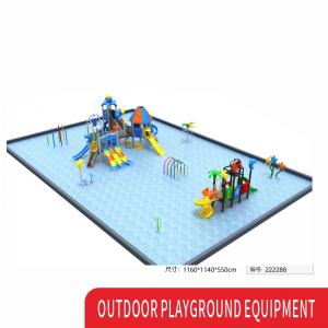 China Pool Park Garden Metal Water Outdoor Kids Playground Slide Commercial Custom on sale