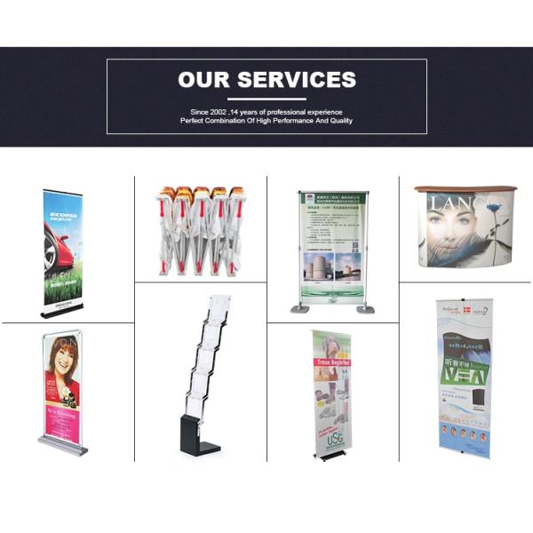 Pop up booth banner stand tension fabric display