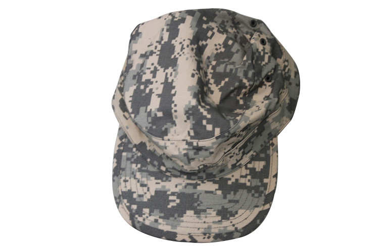 Unisex Flat Top Military Caps Camouflage Combat Cap For Outdoor Activity