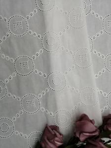 Quality Letter Pattern Lace Embroidered Eyelet Fabric Baby Dress Cloth for sale