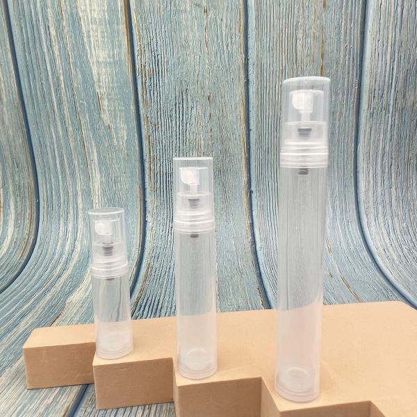 Airless Small Spray Pump Bottle 10ml 15ml Plastic Customized Color