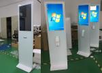 Customized all in one touch screen kiosk with 80mm printer build in capacitive