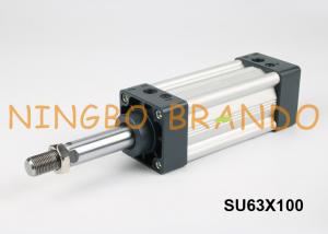China 63mm Bore 100mm Stroke Pneumatic Air Cylinder Airtac Type SU63X100 on sale