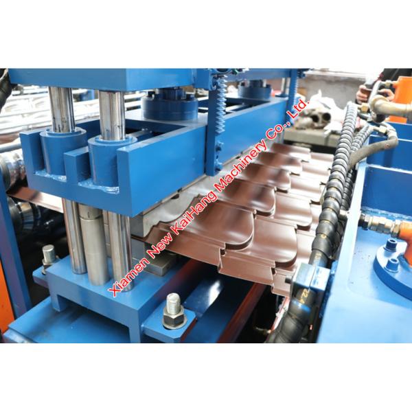 Roofing/tile roof roll forming machine, metal forming, cold rolling, double layer, steel dual layer