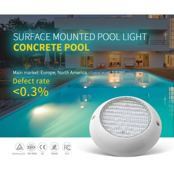 380LM Waterproof Underwater Led Lights Wall Mounted 12W RGB VED