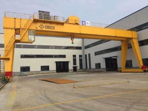 Quality IP55 Rail Mounted Double Girder 20 Ton Gantry Crane For Iron Steel Chemical Industry for sale