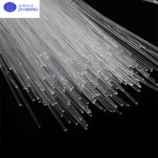 YAG Fiber For Optic Communication Network Tensile Strength >2200 MPa Dia 25-500 Μm A-axis, C-axis