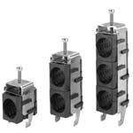 RF coaxial feeder cables RRU Fiber Optic Cable Power Cable Combined Hole Cable Clamp