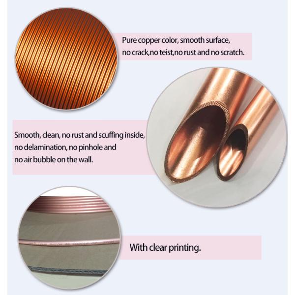 Multi Standard Type M Copper Pipe Plumbing Copper Tubing Recyclable 3-6m Length