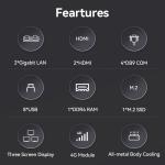 Intel Celeron J4105 Fanless Industrial PC With Dual LAN Dual COM Linux And DDR4