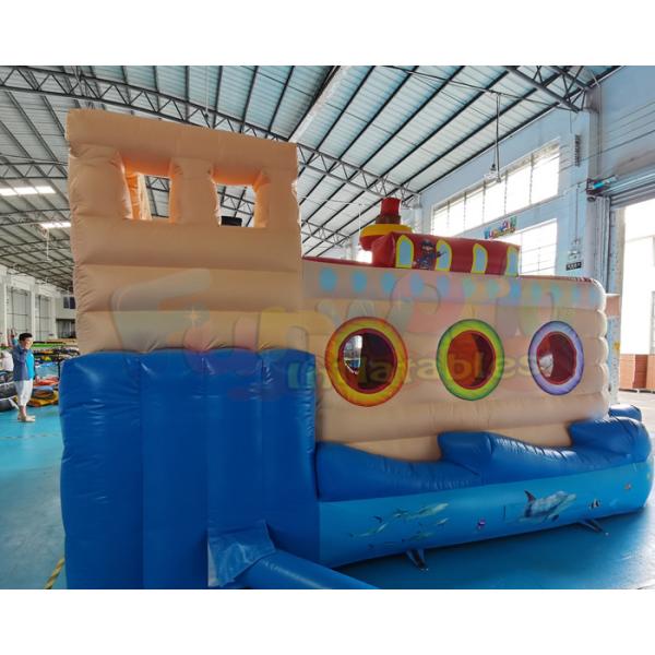 0.55mm PVC Inflatable Bounce House Combo Water Slide Bouncer