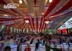 Outdoor 500 Capacity Wedding Party Tent With Glass Walls Lining Curtain