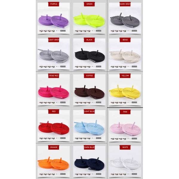 Wholesales Hot Selling No Need Tie Elastic Shoe Lace Lock No Tie Shoelace