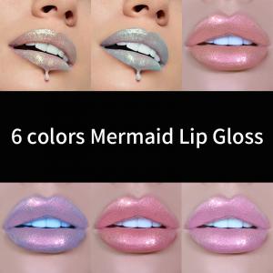China 3ml Face Eye Glow Shining Lip Gloss Set 6 Color Shimmer Waterproof Long Lasting Makeup Kit on sale