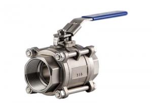 China Trunnion Mounted Ball Valve Carbon Steel 3 300# 3 Way T Type Internal Thread Manual Operated on sale