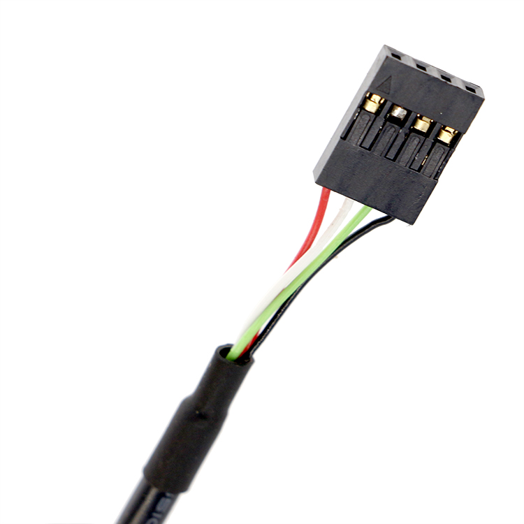 Customization Screw Locking Stud 1M 2M Panel Mount Female USB A male to Dupont Connector Cable