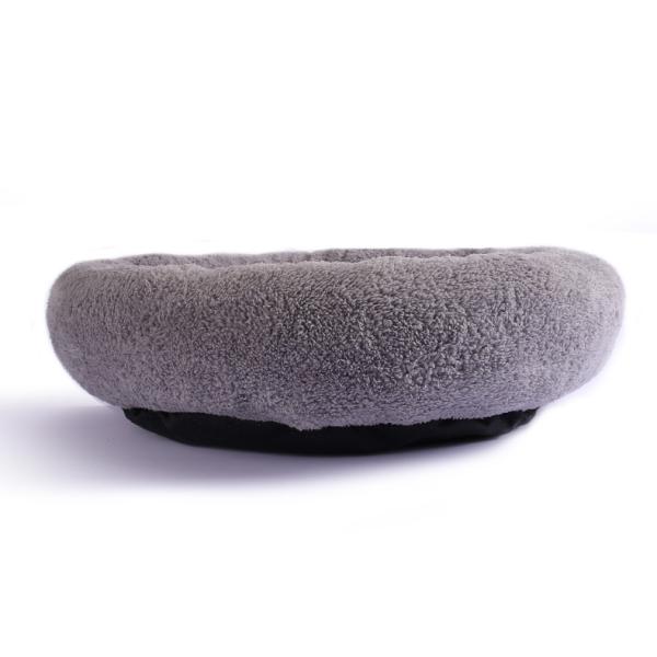 Luxury Plush Soft Round Donut Dog Bed Washable Cushion Sofa 560g For Cat