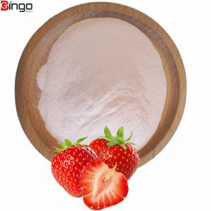 Quality Wholesale Natural Organic Freeze Dried Strawberry Powder Fruit Fresh Powder for sale