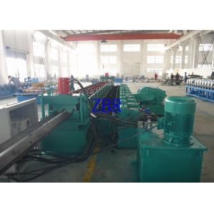 Quality 15Kw Guardrail Roll Forming Machine 20Mpa 2 Inch Single Row Chain Drive for sale