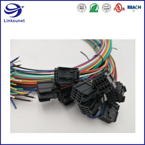 Automobile Wire Harness With Multilock 040 Male 2.5mm Pitch Cable Plugs