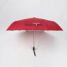 21 inch red auto open close umbrella with logo printing for promotion for sale