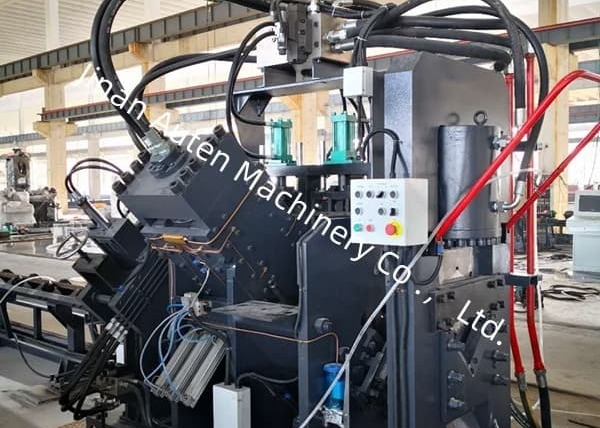 Water Cooling Hydraulic System CNC Punching Marking And Shearing Line Single Blade Cutting