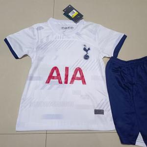 China Kids Football White Jersey Custom Name Premium Fabric Jersey on sale