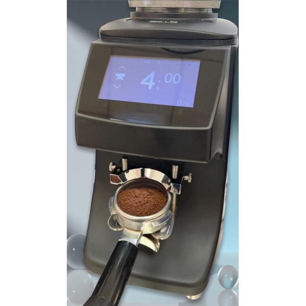 Electric Coffee Grinder Coffee Mill Machine Flat Burrs Grinding Machine Black