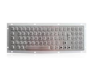 79 Keys Mini Stainless Steel Metal Kiosk Keyboard With Numeric Keypad