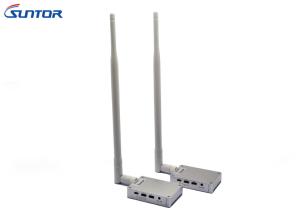 2.4GHz no encoding double Ethernet input FPV Wireless Video Data Transmitter