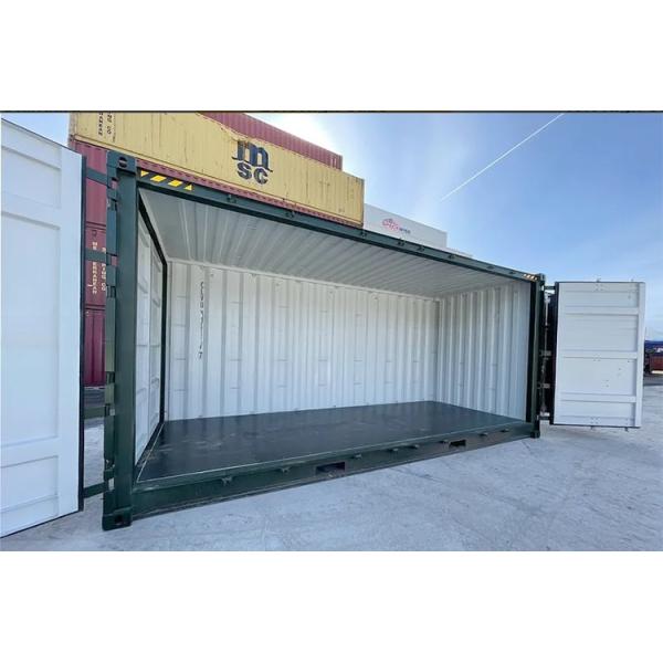 20ft High Dry Shipping Container with Cube Side Door Made from Steel Corten Steel 6058 x 2438 x 2896 mm 33.2 CBM Capacity