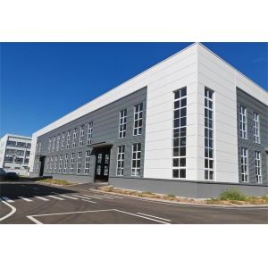 Nice Cladding Steel Structure Workshop Building With Prefabricated Delivery