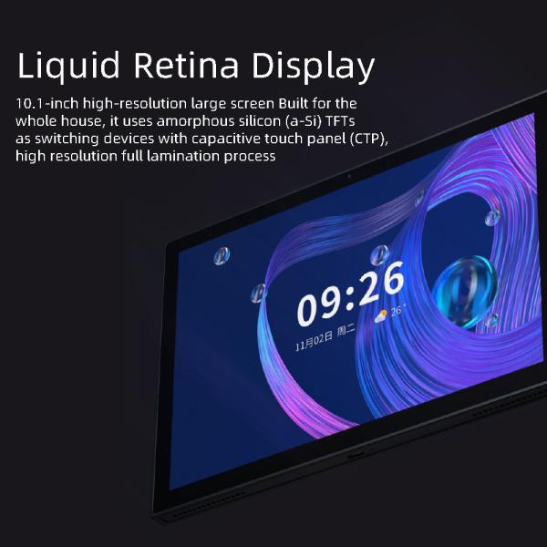 Buy 10inch Wifi Smart Home Touch Screen Panel Multiple Protocols Wireless Remote Control Socket built-in  voice control at wholesale prices