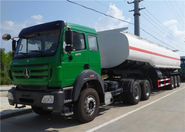 Buy Beibei / HOWO Tractor Truck + 3 axle 42000L 45000 L 50000 L Oil Tanker / Fuel Tank Truck Trailer at wholesale prices