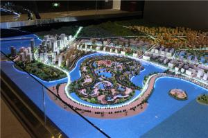 Quality 3d physical scale model for city planning , large scale exhibition hall model for sale
