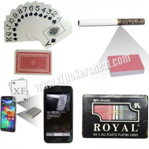 China Royal Plastic Marked Poker Cards Narrow Size Super Index For UV Contact Lenses on sale