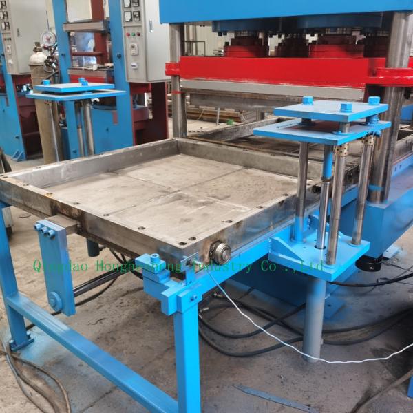 Automatic EPDM / Rubber Flooring Mat Vulcanizing Press 7.5KW