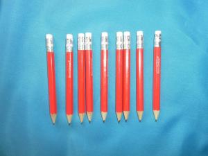 Quality hexagon golf pencil , wood golf pencil , golf pencil , wood golf pen with eraser for sale