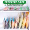 Buy cheap Sandwich Snacks Peva Zipper Bags Safe 2 Gallon Reusable Freezer Bags Silicone from wholesalers