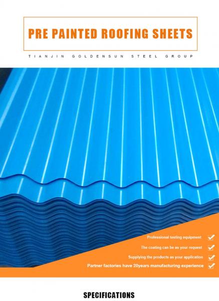 Hot Dipped Galvanised Steel Corrugated Roofing Sheet Corrugated Steel Roof Panel