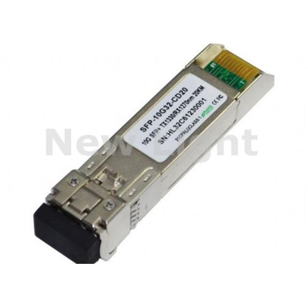 Single Fiber Channel 10G Fiber Optic Transceiver / SFP LC Transceiver For Gigabit Ethernet