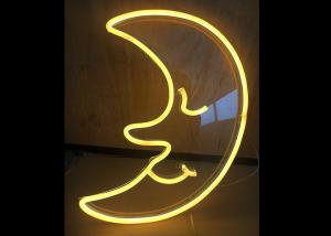 Quality Moon LED Neon Signs Neon Sign Light For Club / Canteen Warm White Color for sale