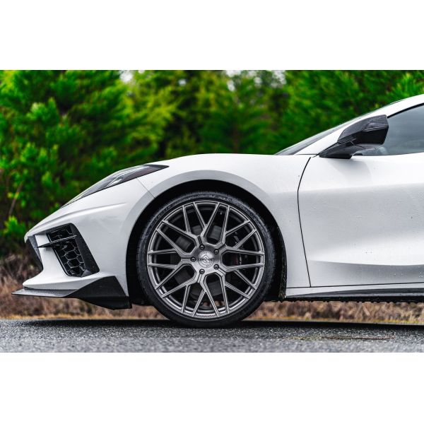 Rohana RFX10 Satin Black Forged Wheels For Corvette C8