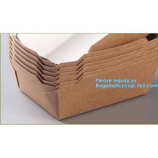 Kraft Triple Sandwich Wedge Box with Window Recyclable Paper Lunch Container Boxes,Promotional Triangle Sandwich Paper B