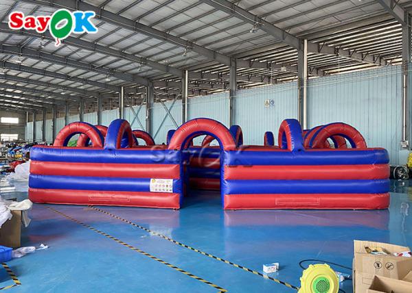 9m 27ft Inflatable Sports Games Outdoor Obstacle Course Blow Up Maze Inflatable Games For Kids